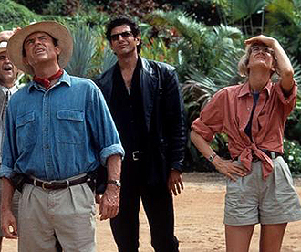 Сам Нийл, Лора Дърн и Джеф Голдблъм в „Jurassic World 3“