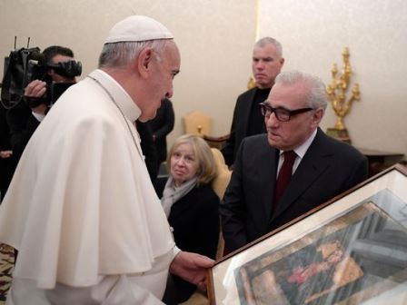 Скорсезе се срещна с папа Франциск за 